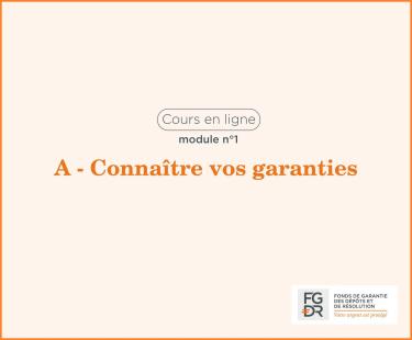 Vignette du Cours en ligne FGDR connaitre garanties