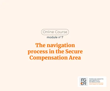 The navigation process in the Secure Compensation Area
